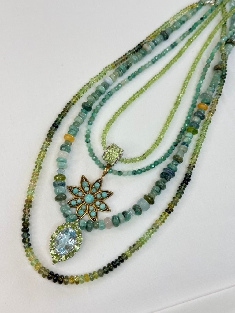 Green Tourmaline Necklace