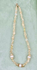 Citrine and Pearl Necklace