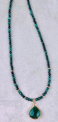 Malachite Necklace with Pendant