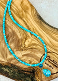 Turquoise Necklace with Pendant