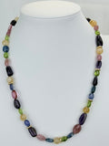 Multi-gemstone necklace