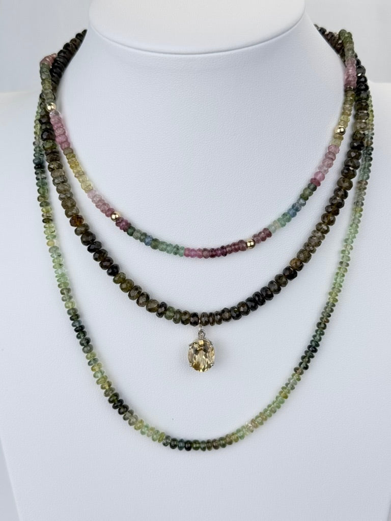 Green Tourmaline Necklace
