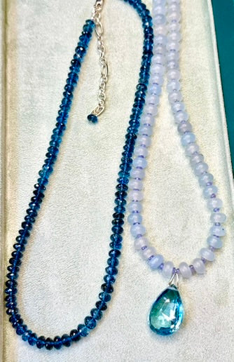 London Blue Topaz Necklace