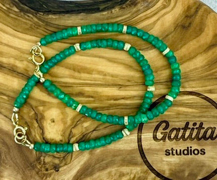 Emerald bracelet