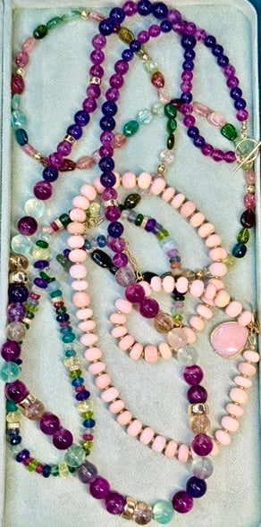 Pink Opal Necklace