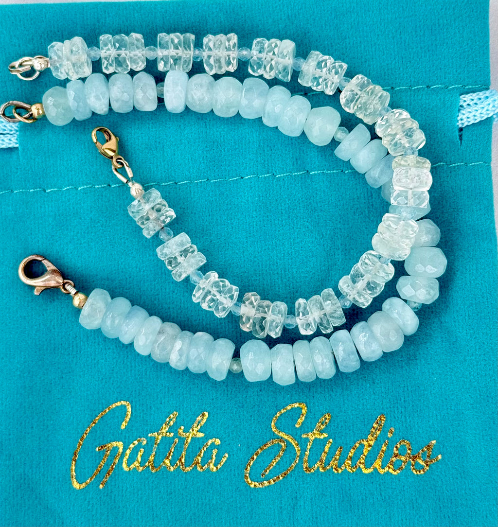 Aquamarine bracelet