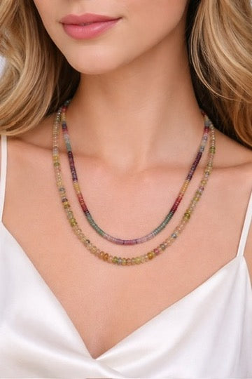 Yellow Madagascar Sapphire Necklace