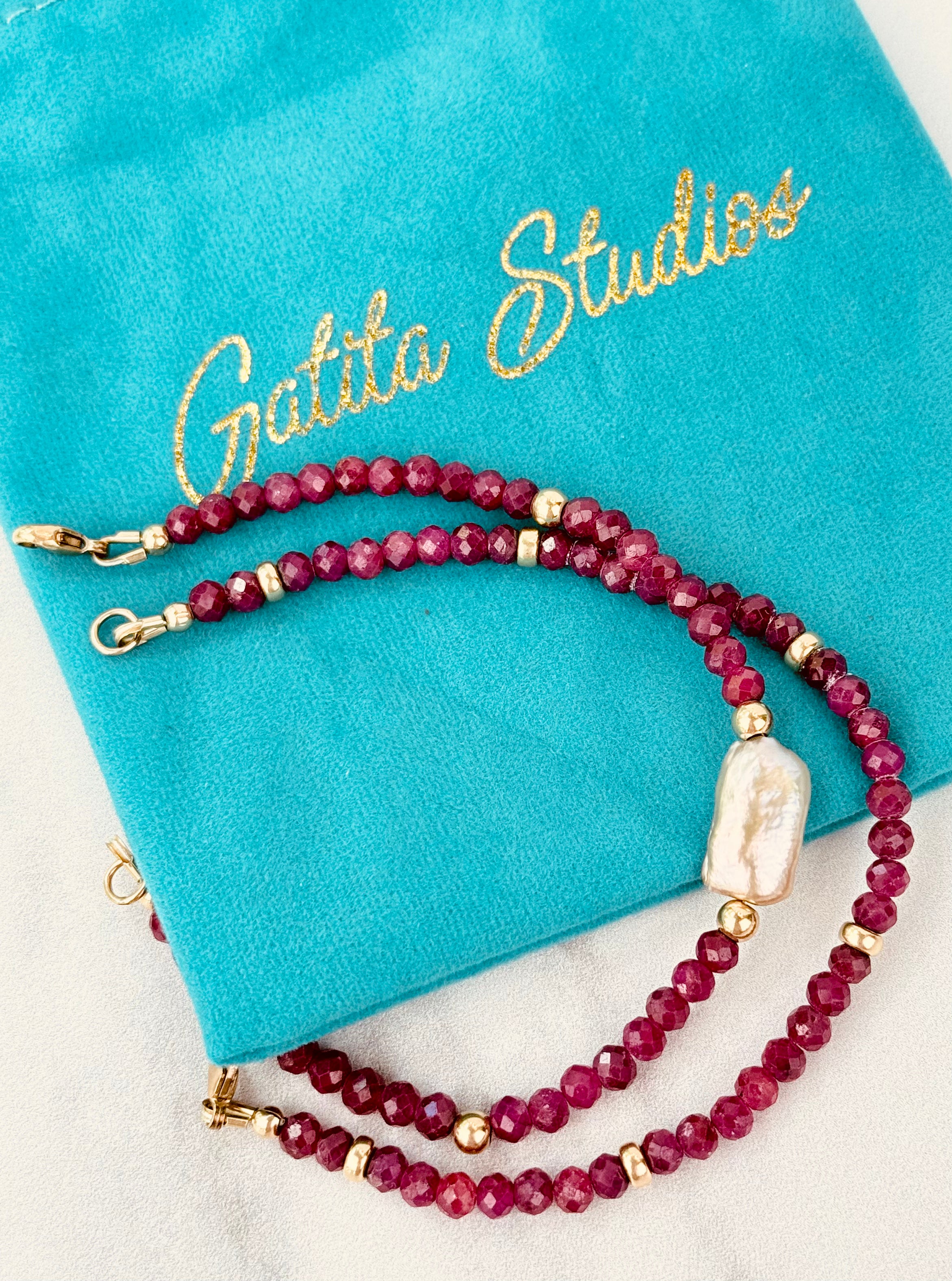 Ruby bracelet