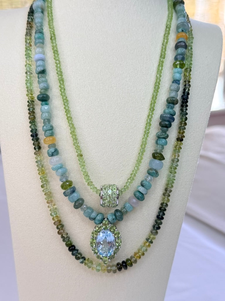 Peridot necklace