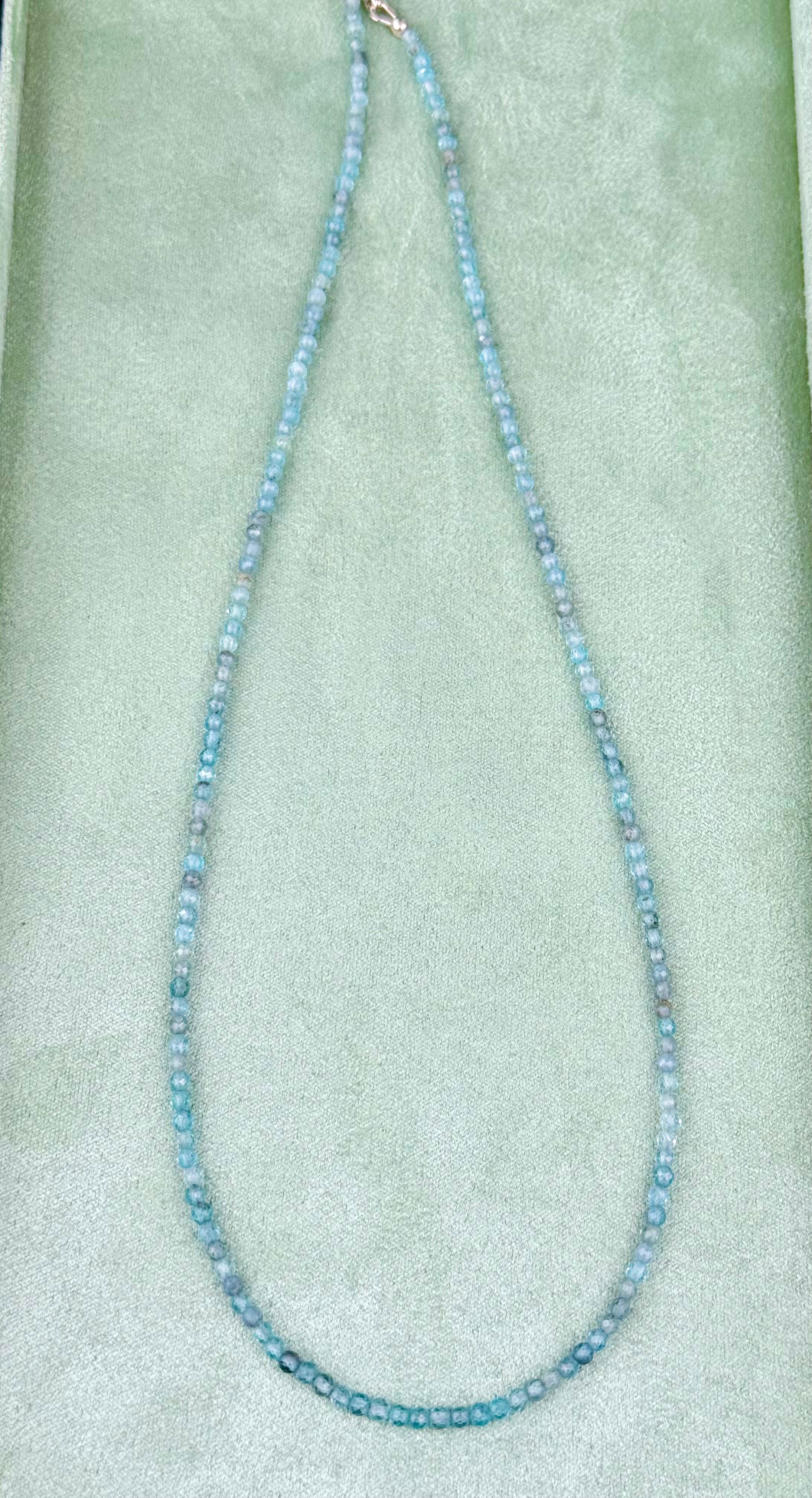 Aquamarine necklace