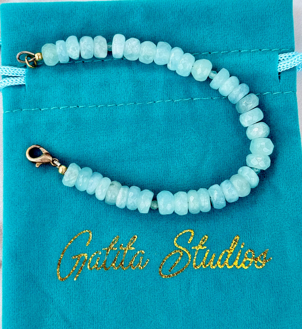 Aquamarine bracelet