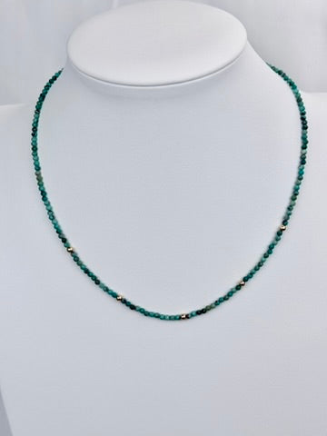 Turquoise necklace.