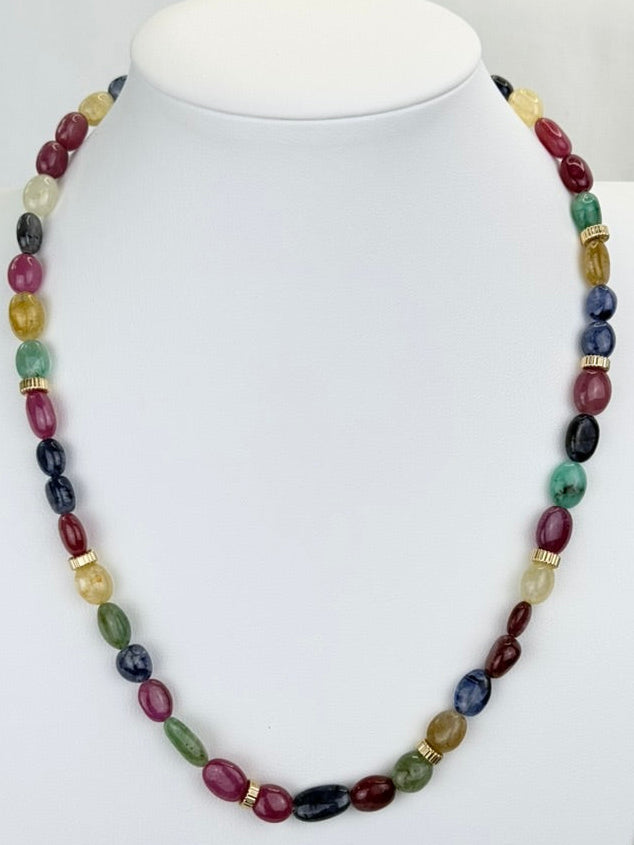 Multicolor Sapphire Necklace