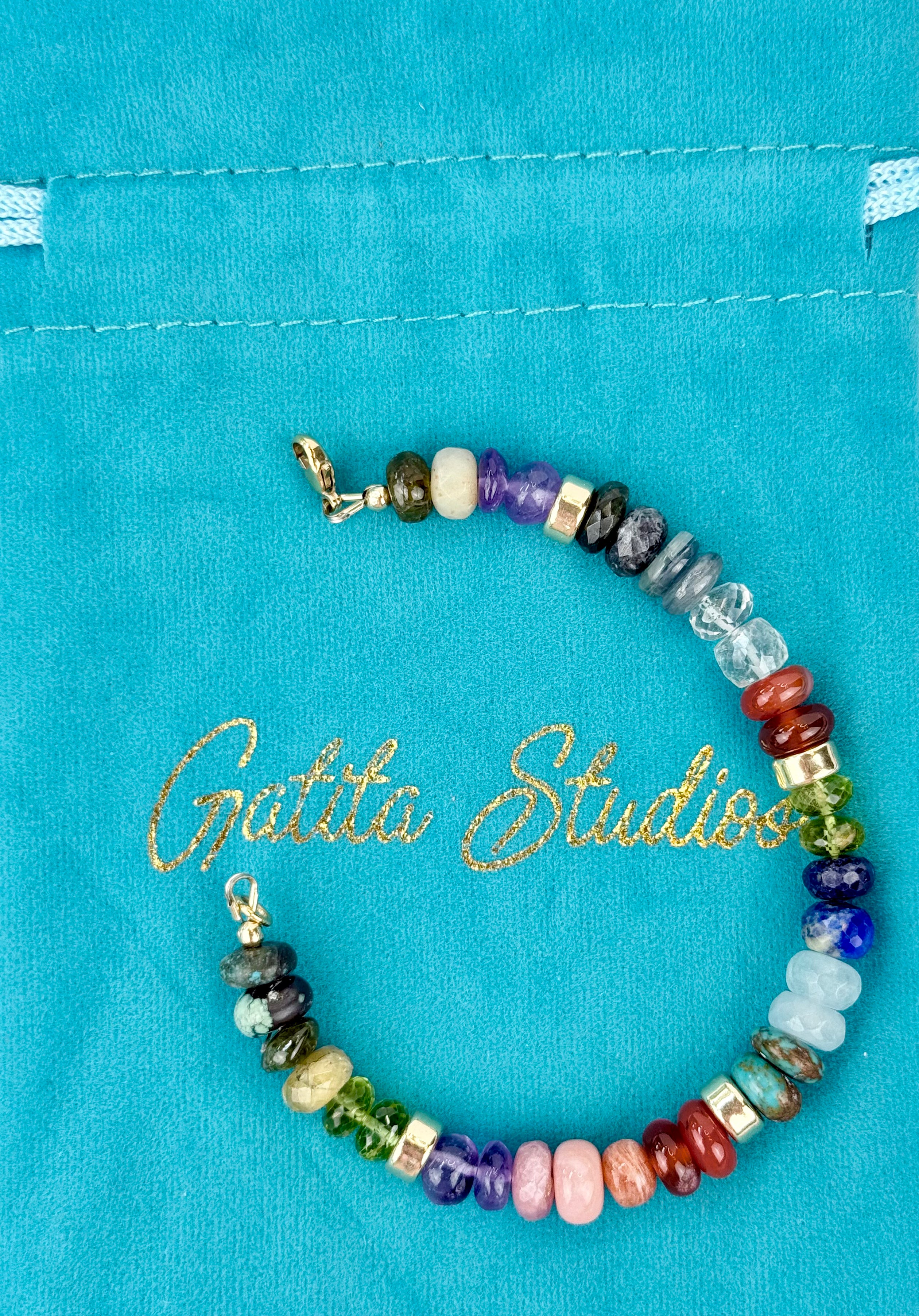 Multi gemstone bracelet
