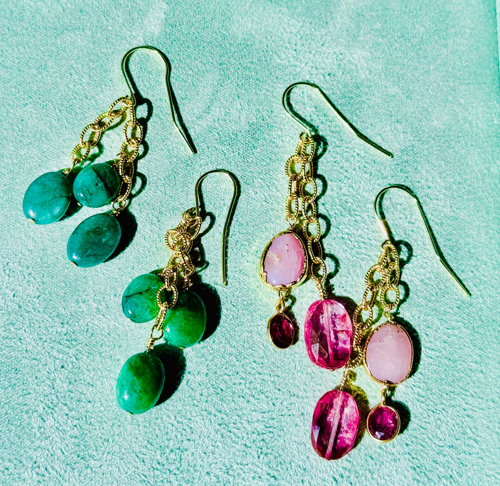 Emerald Drop Earrings