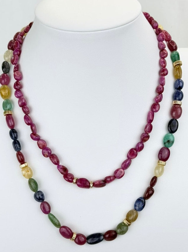 Multicolor Sapphire Necklace