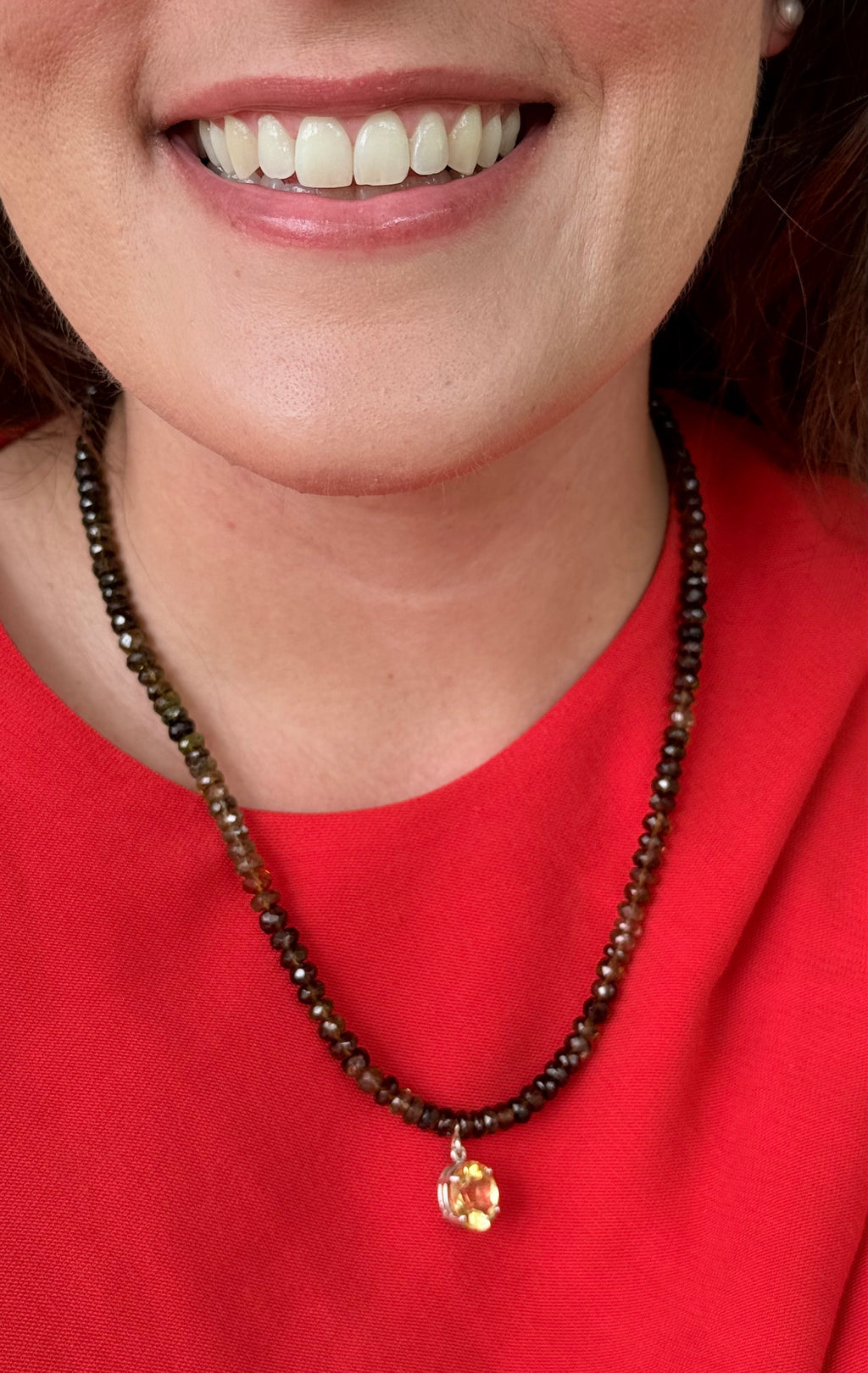 Green Tourmaline Necklace