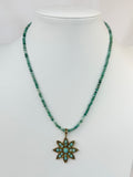 Aquamarine necklace with Pendant