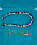 Multicolor Peruvian opal bracelet