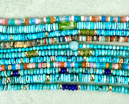 Multicolor opal bracelet