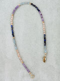 Multi gemstone anklet