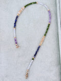 Multi gemstone anklet