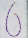 Amethyst Anklet 4mm