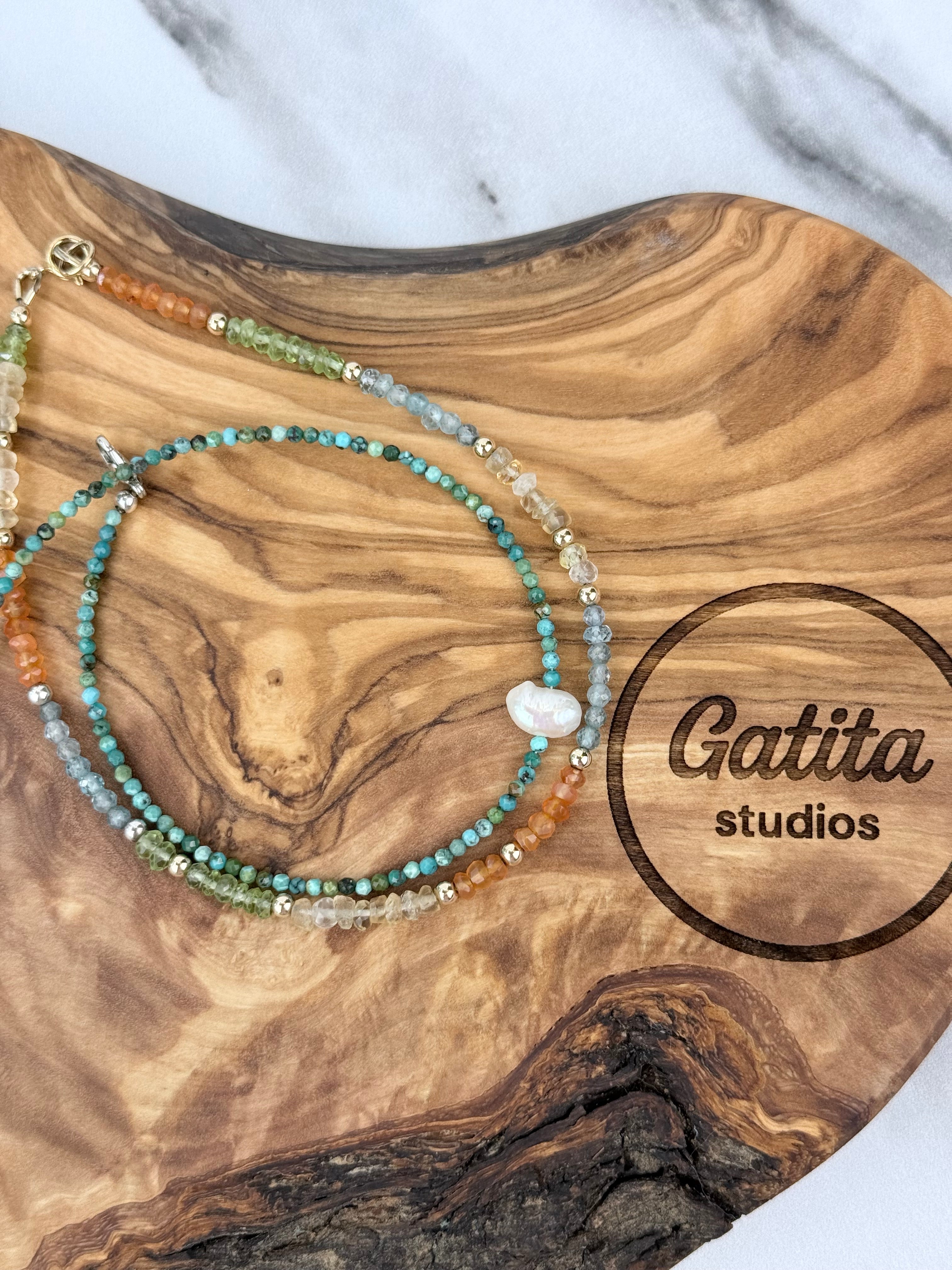 Turquoise anklet