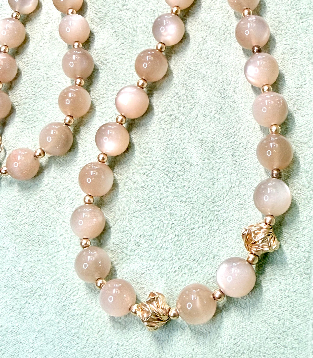 Grey Platinum Moonstone AAA Necklace