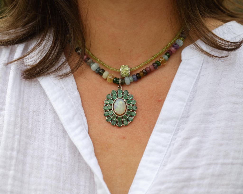 Peridot necklace
