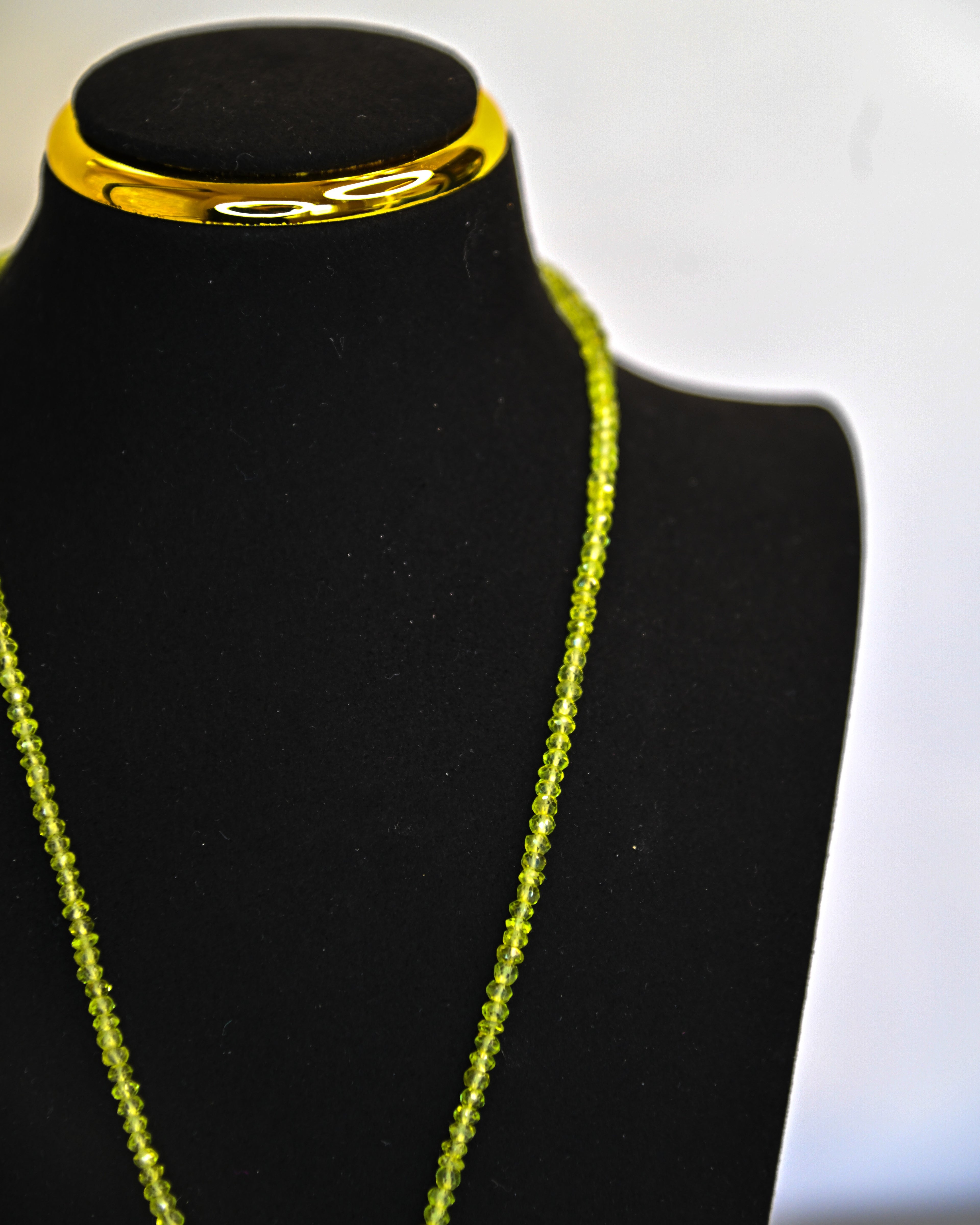Peridot necklace