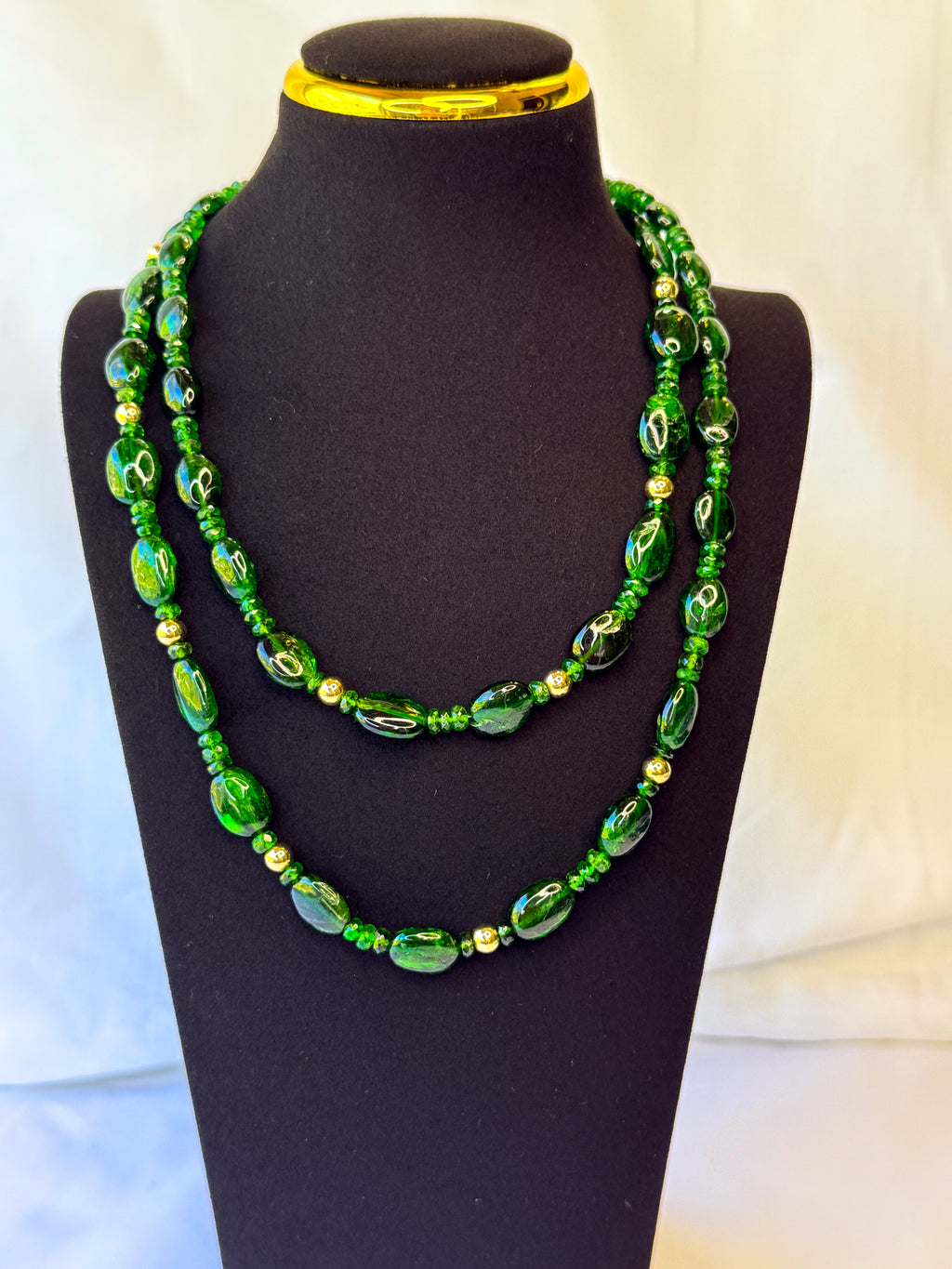 Green Chrome Diopside Necklace