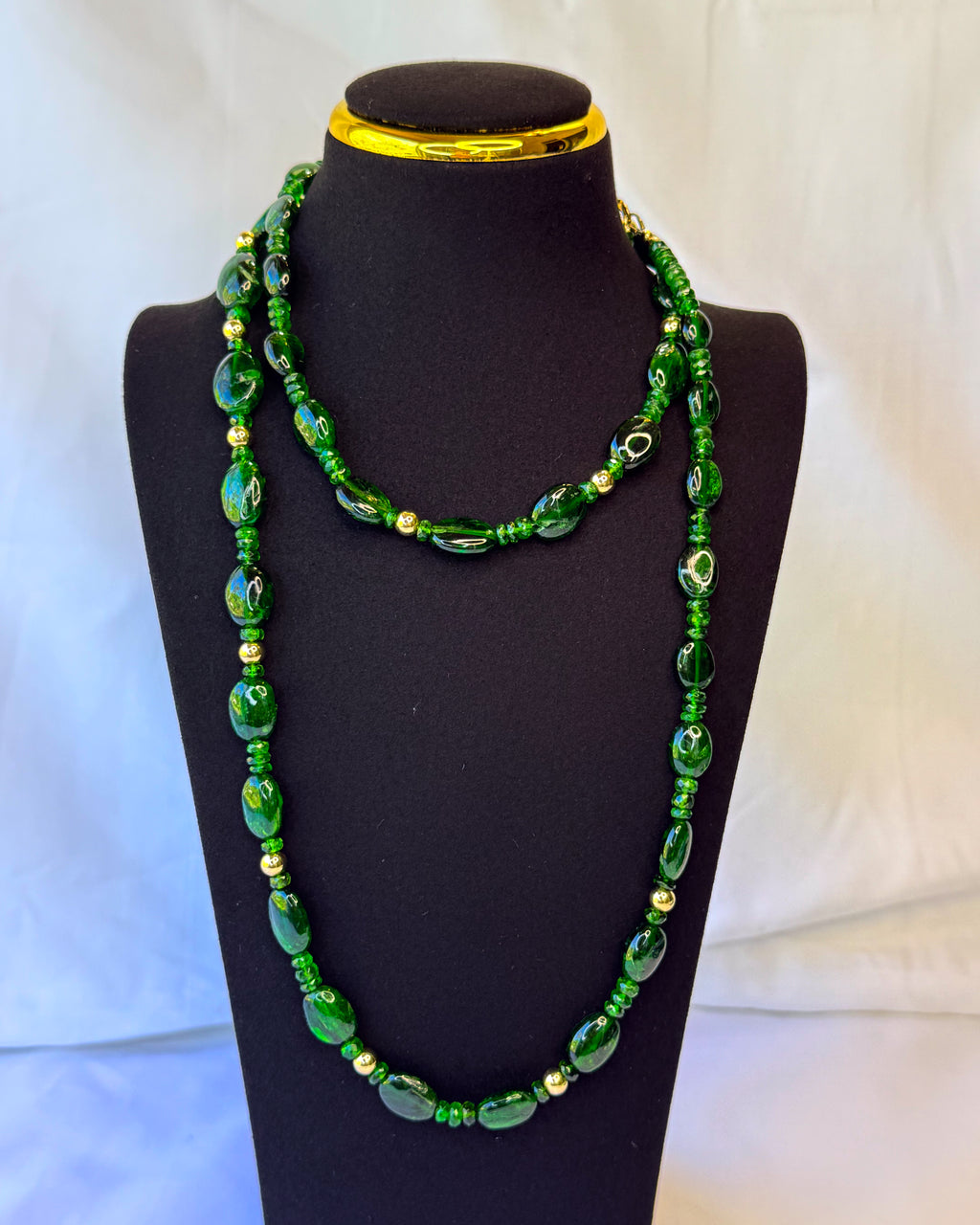 Green Chrome Diopside Necklace