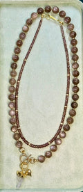 Color Change Garnet Necklace