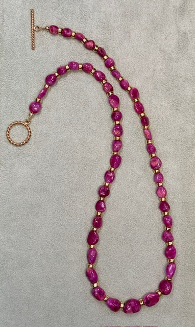Ruby Gemstone Necklace